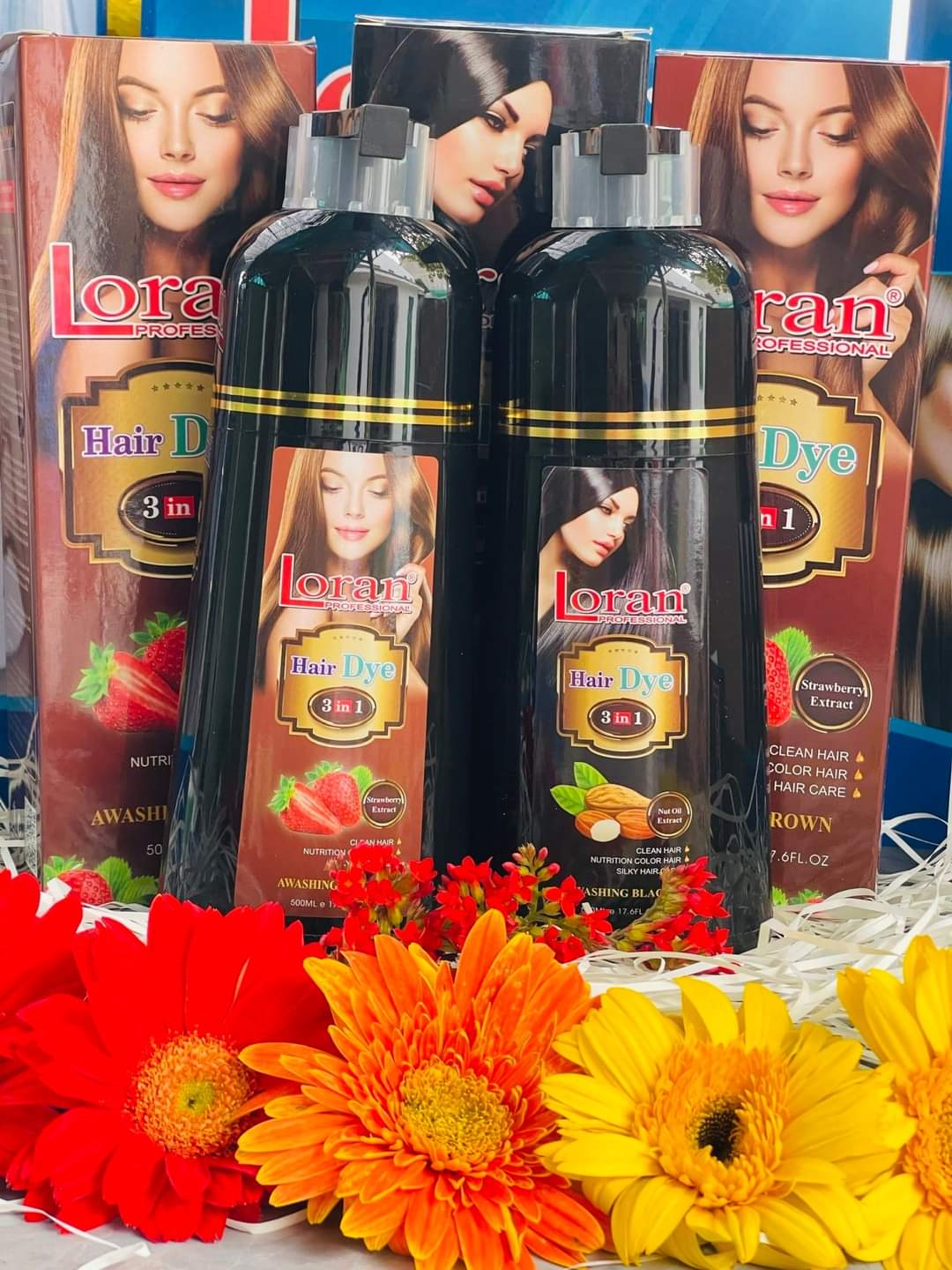 thuốc nhuộm tóc  Đen tóc và Nâu tóc  500ml  thảo dược