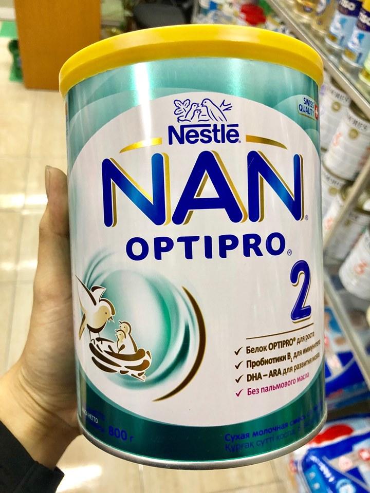 Sữa NAN Nga số 2 800g DATE Mới
