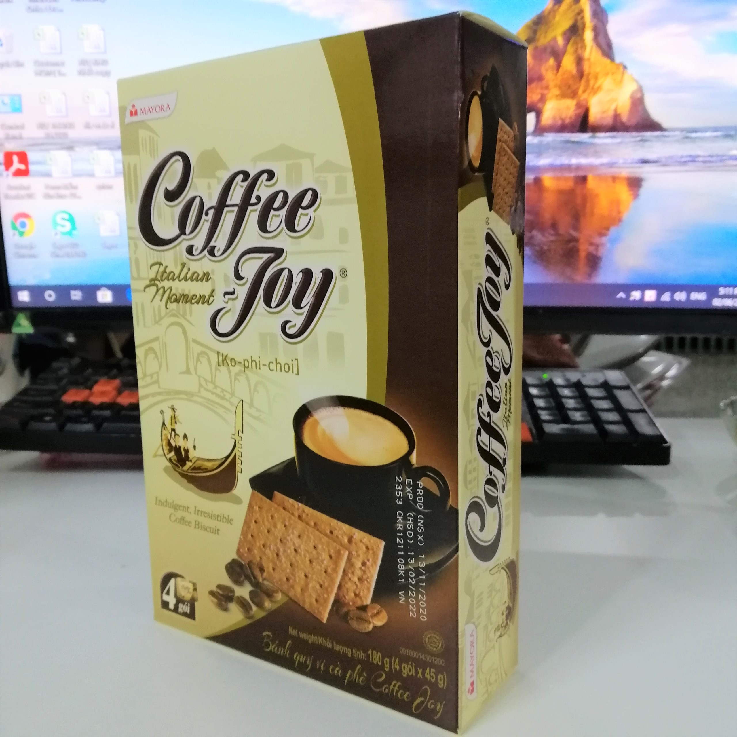 Bánh Quy Cà Phê Coffee Joy Thơm Lừng Hấp Dẫn