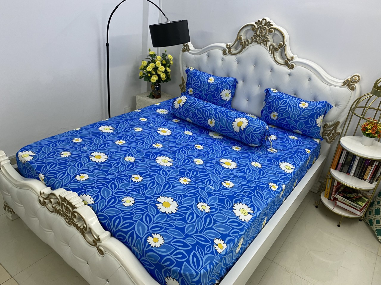[HCM]Bộ Drap Thun Hàn Quốc mát lạnh { 4 món } khách nhớ chọn size