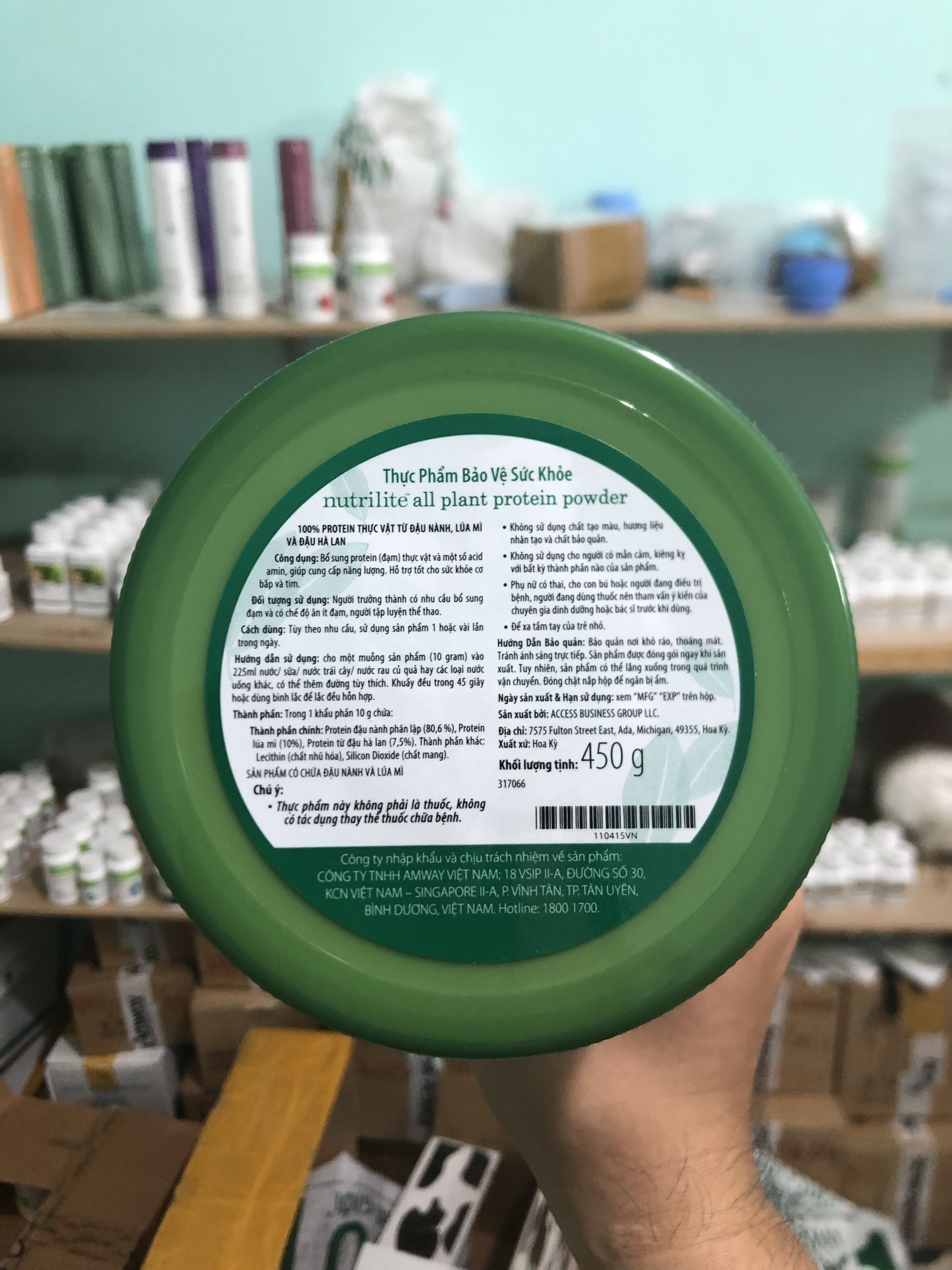 (667k) Bột Đạm Protein Thực Vật Away (450g) (Mẫu Mới)