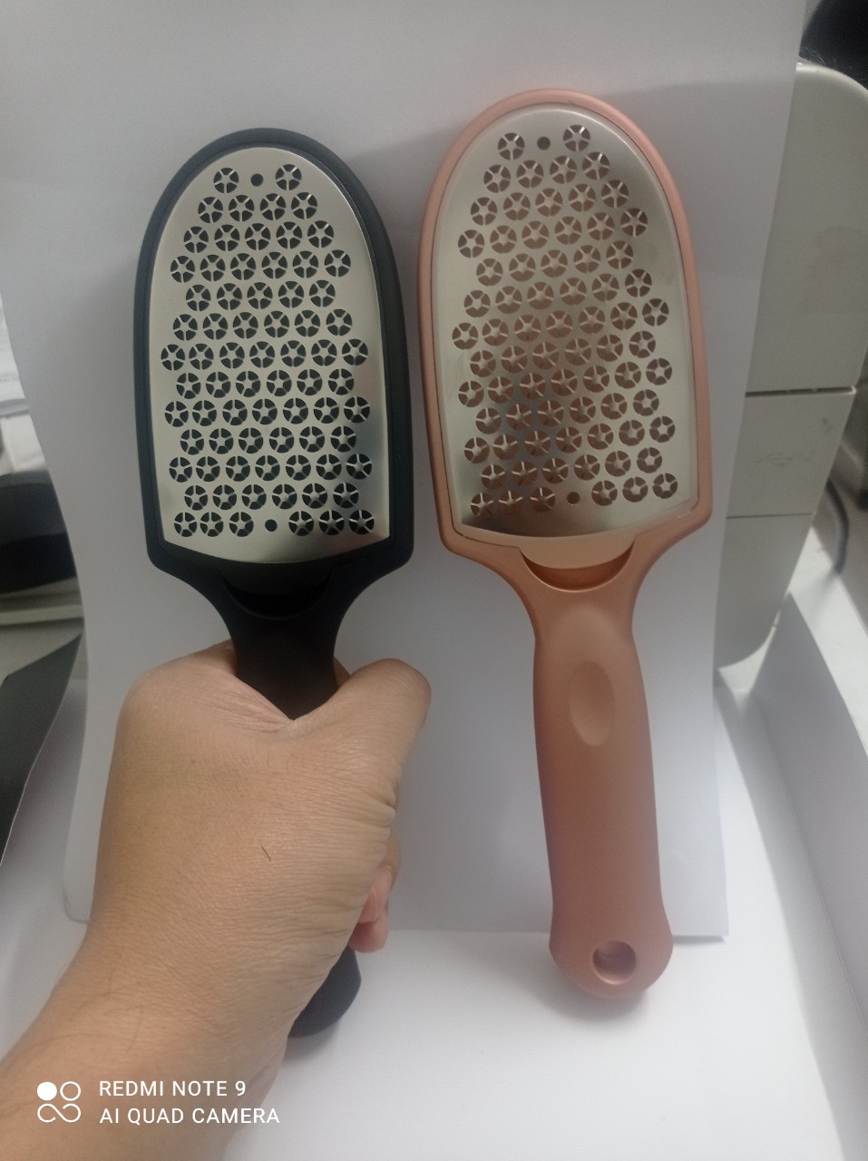 chà gót chân 2 mặt, cây chà gót 2 mặt, chà gót 2in1