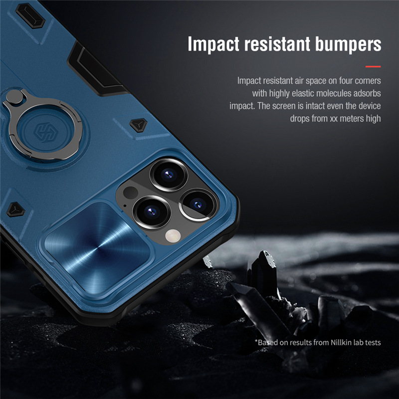 [ỐP CHỐNG SỐC BẢO VỆ CAMERA] iPhone 13/ 13 Pro/ 13 Pro Max Camshield Armor Nillkin