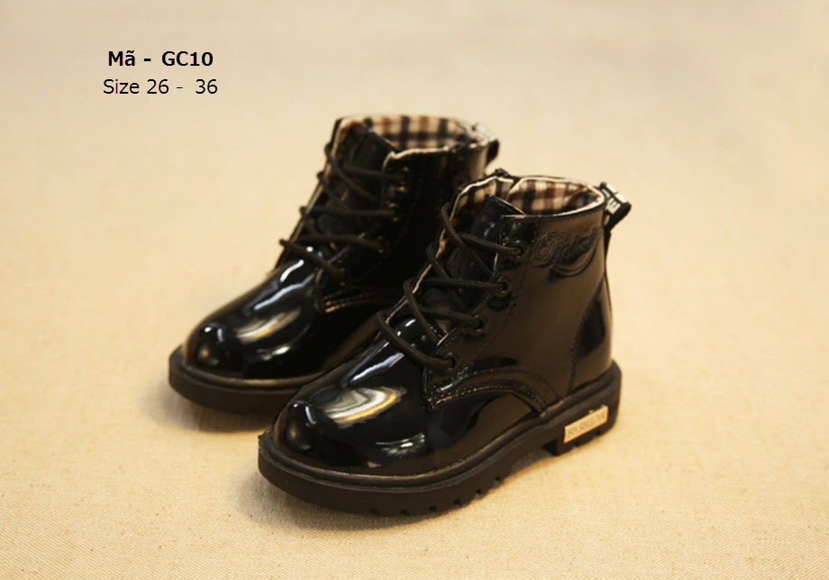 Bốt cổ cao bé gái 3 - 10 tuổi GC10