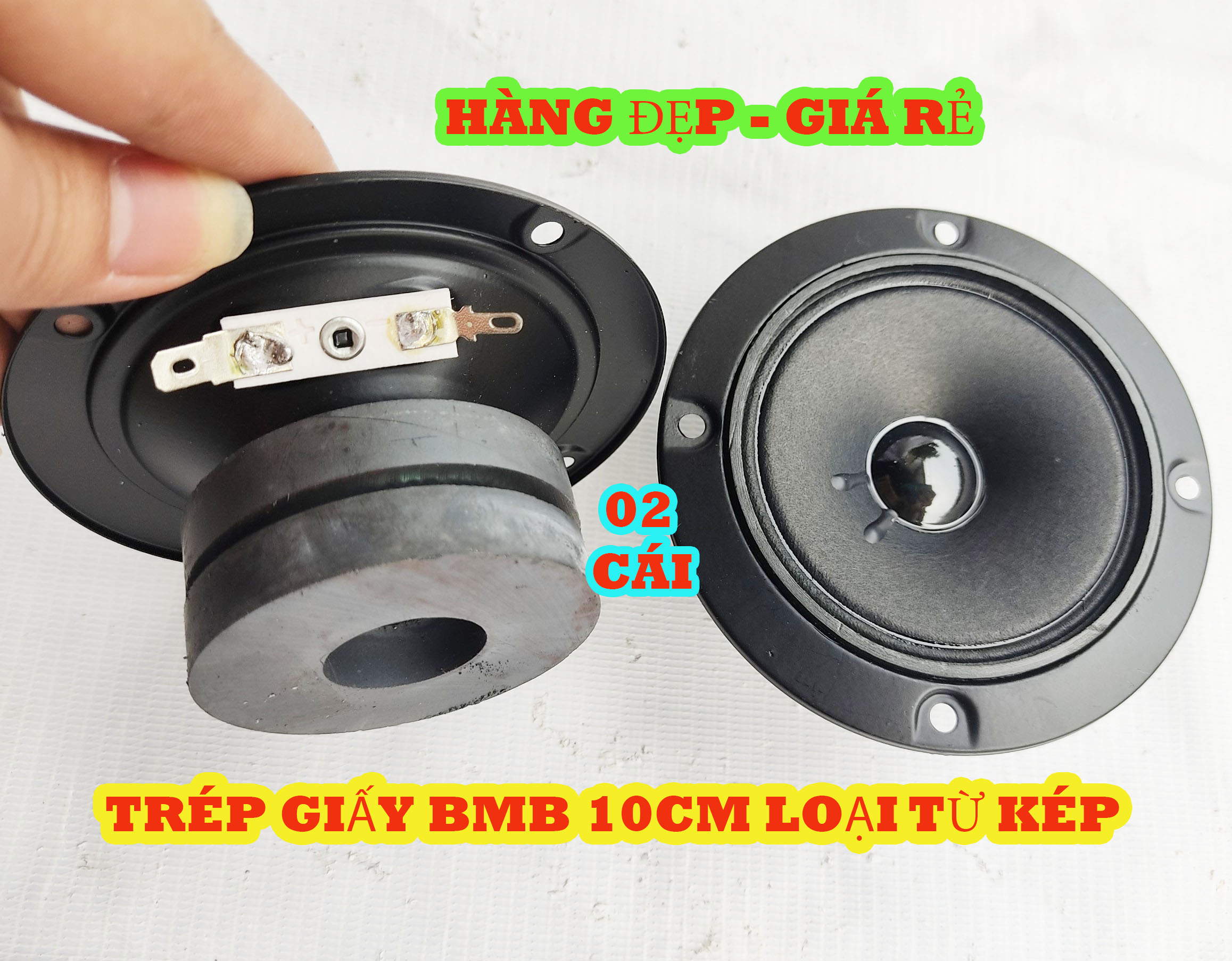 Loa siêu treble 2 từ - 1 đôi - loa trép giấy