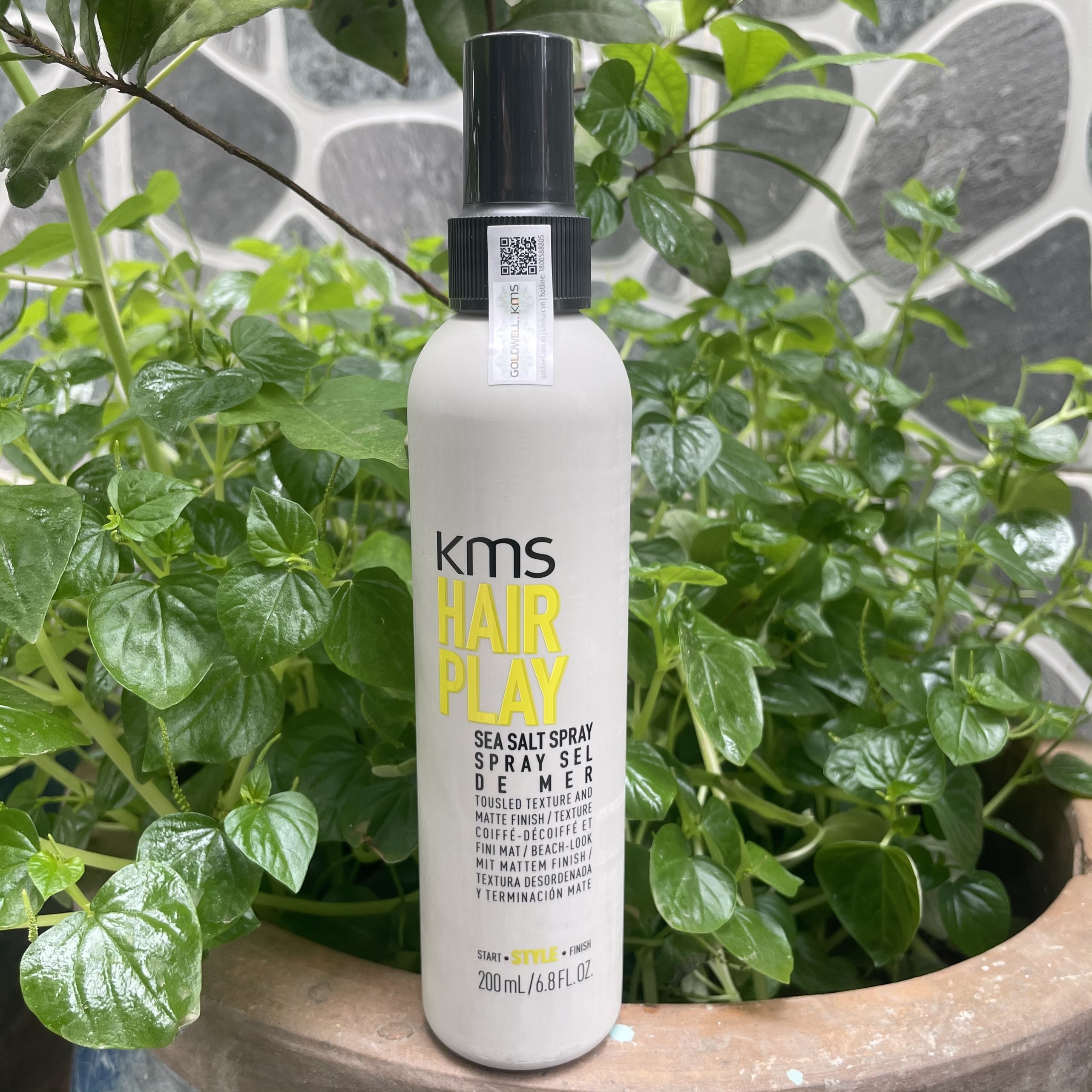 Keo xịt tạo kiểu tóc kms hair play sea salt spray 200ml