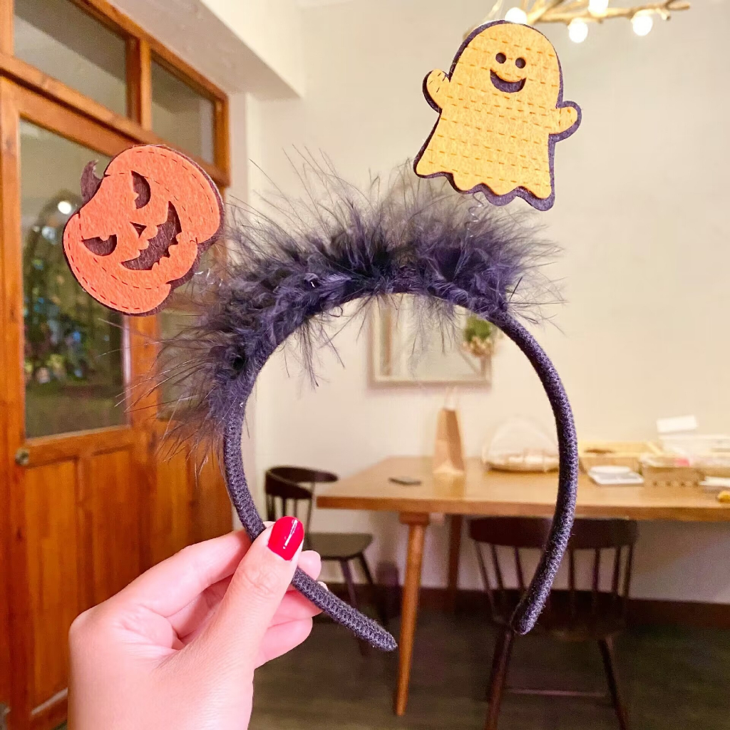 Cài tóc nữ băng đô bờm tóc HALLOWEEN