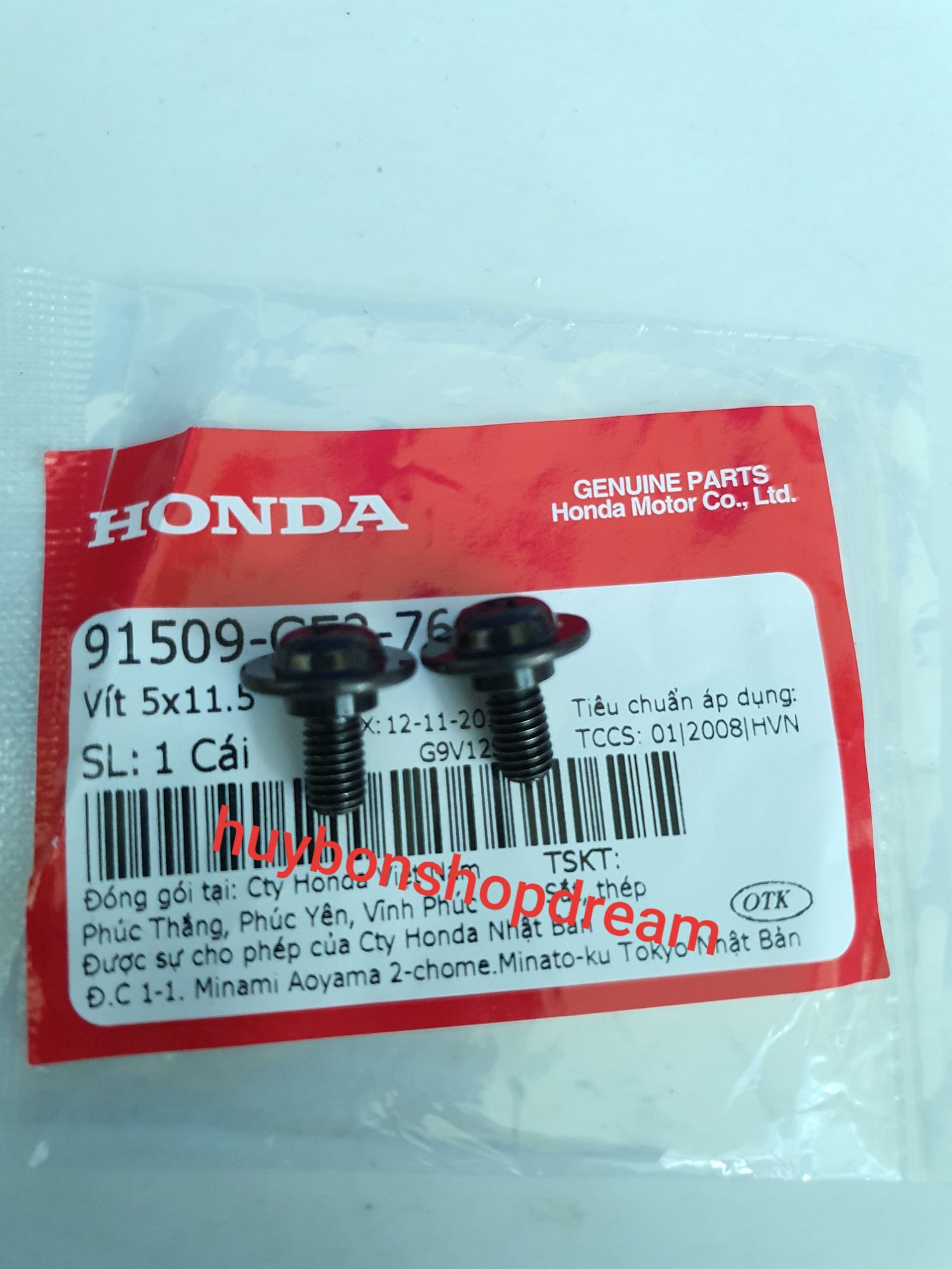 Ốc bắt pha xe Dream