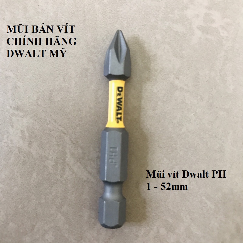 Mũi Vít DeWalt Chính Hãng PH1 - 5cm