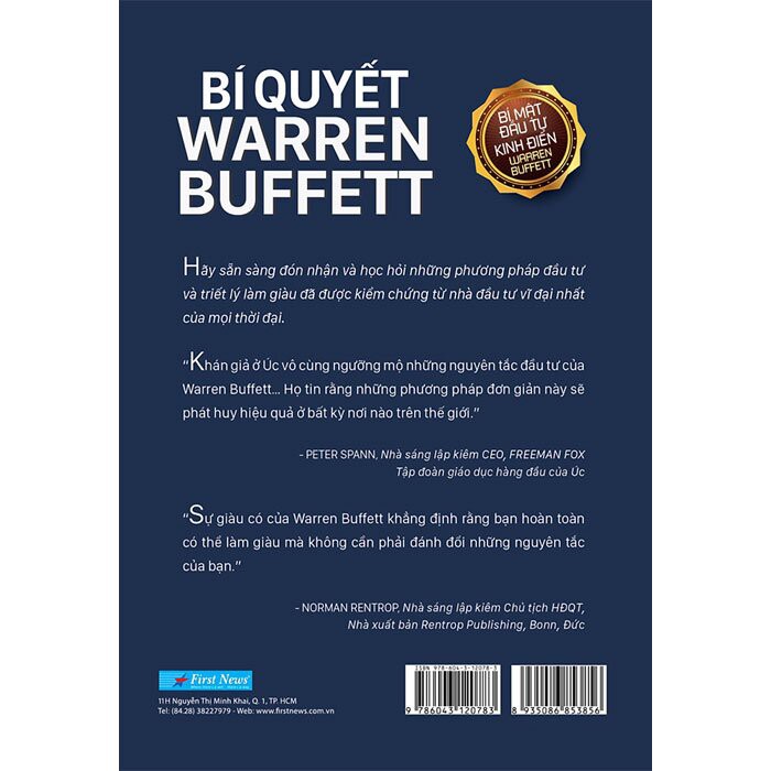 Sách - Bí Quyết Warren Buffett (Tái Bản Mới Nhất) - First News