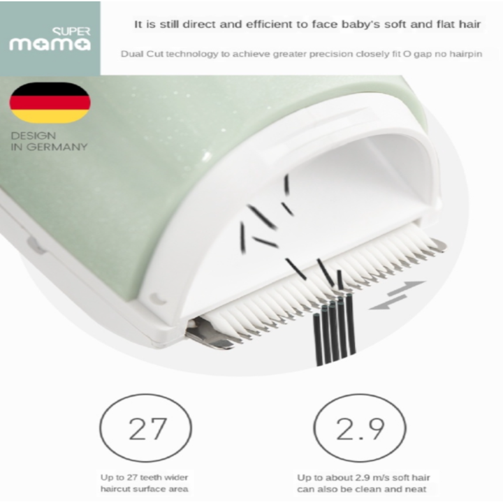 Tông đơ cắt tóc cho bé nhãn hiệu Super Mama SM-3689