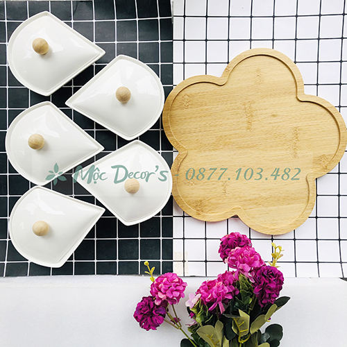 KHAY MỨT TẾT, KHAY MỨT SỨ, KHAY SỨ BÁNH KẸO CAP CẤP