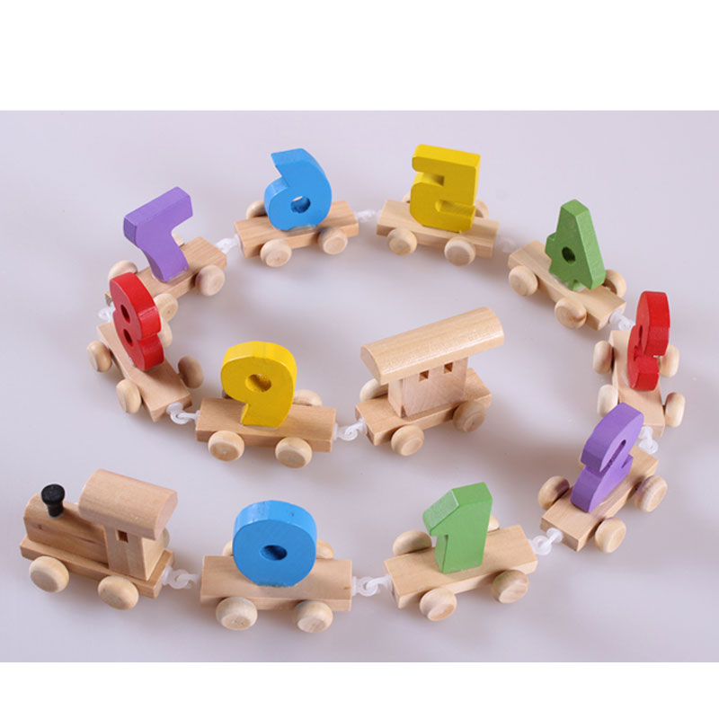 Bộ đoàn tàu số 0-9 - đồ chơi giáo dục