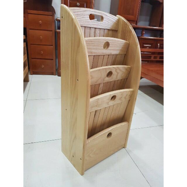 Kệ để sách báo, kệ lá đơn giản hàng lắp ráp