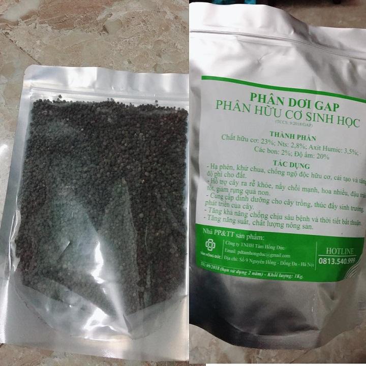 Phân dơi VietGAP hữu cơ sinh học túi 1kg