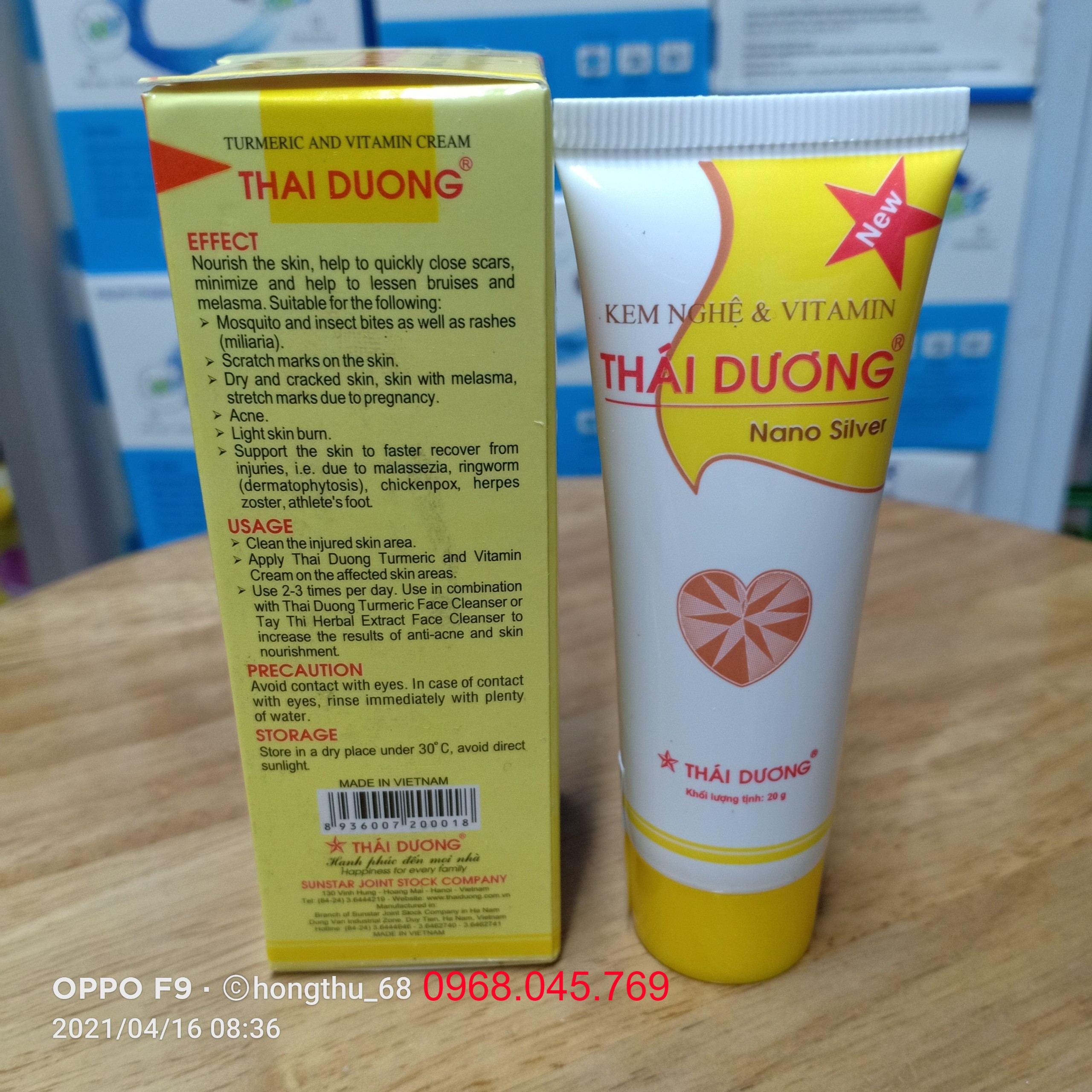 Kem Nghệ Thái Dương - Tuýp 20g