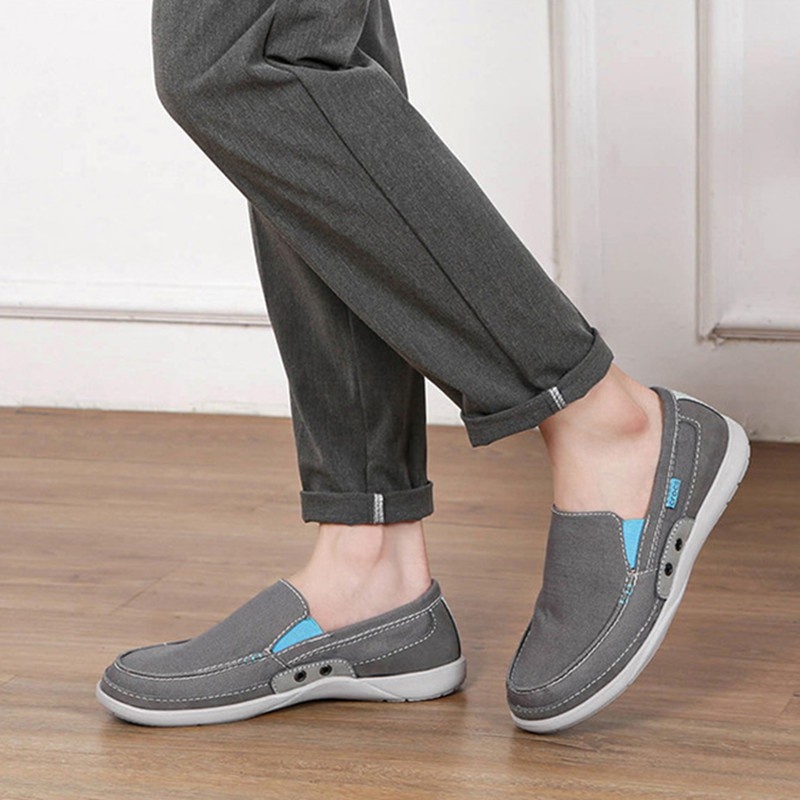 ♨﹍✕ CROCS Giày Lười Vải canvas Thời Trang Dành Cho Nam [14392]
