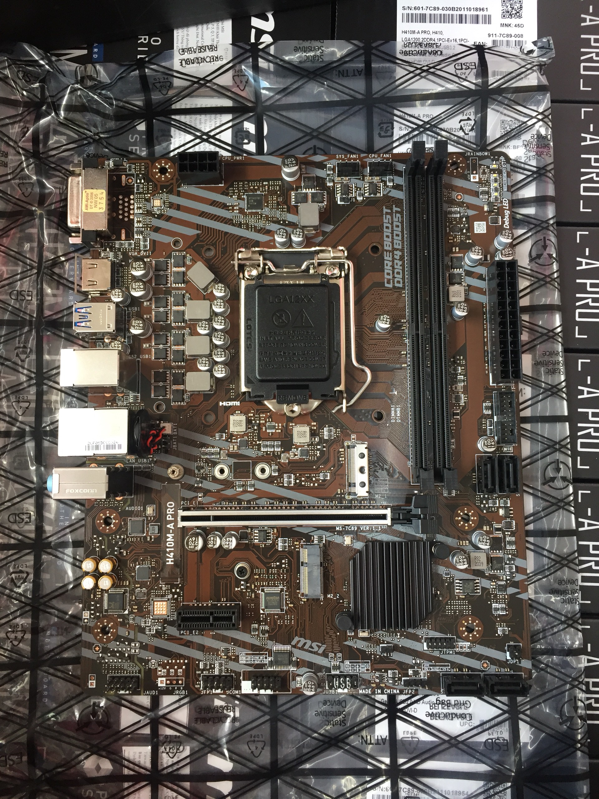 [HCM]MAIN MSI H410M-A PRO NEW