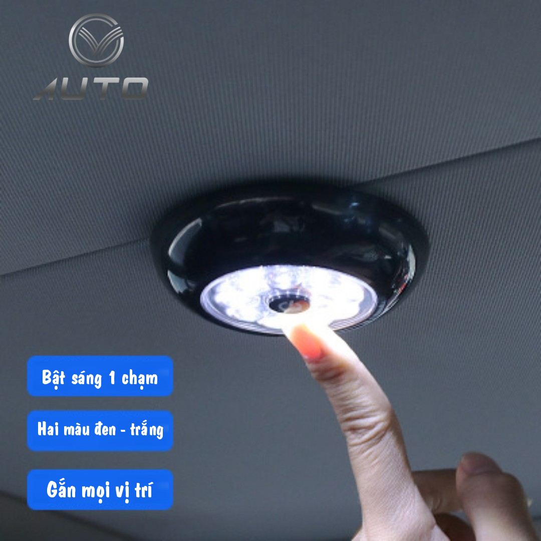 Đèn led gắn trần ô tô, cốp xe không dây