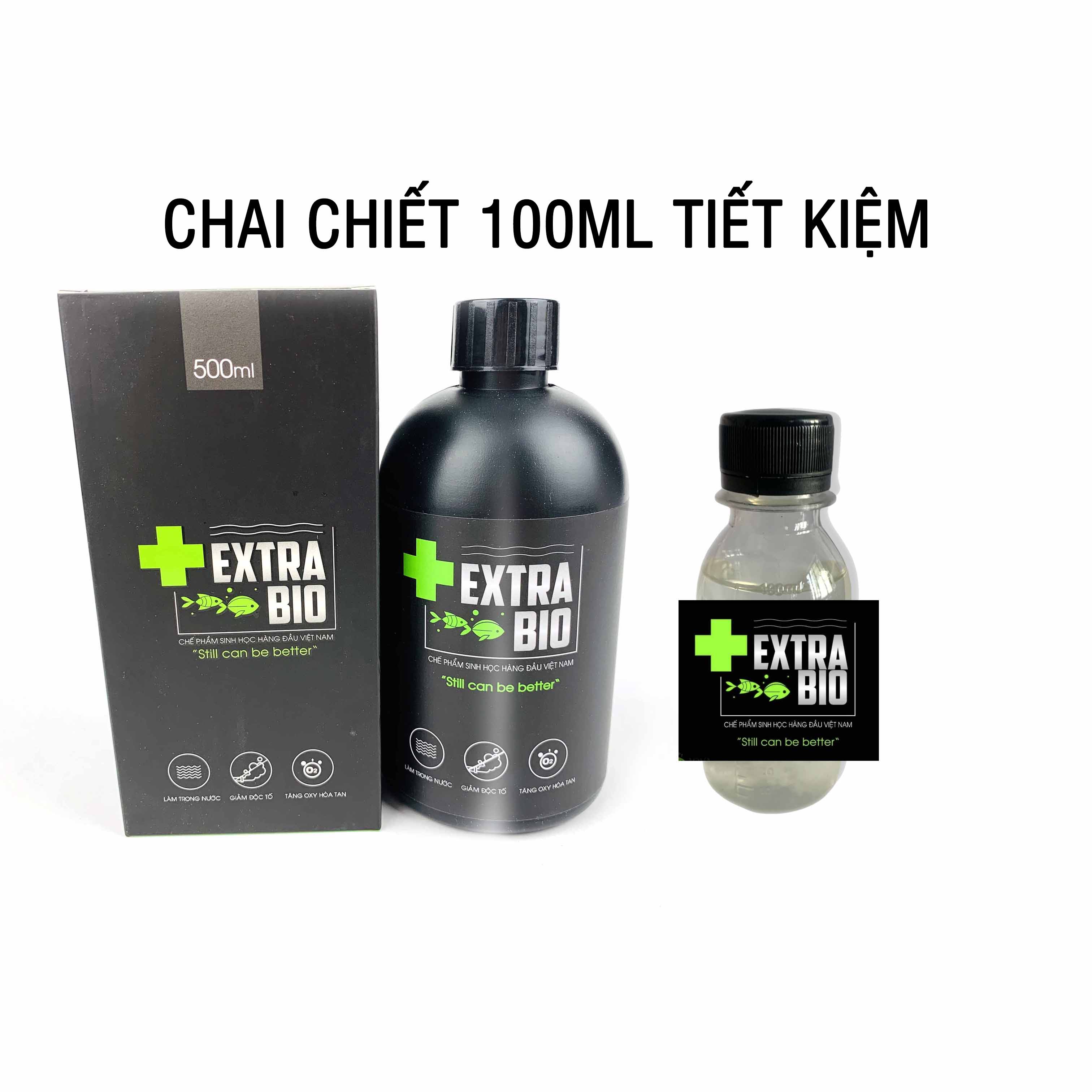 Men Vi Sinh Extra Bio (Dạng Nước) Cao Cấp Cho Hồ Cá Cảnh, Thuỷ Sinh.