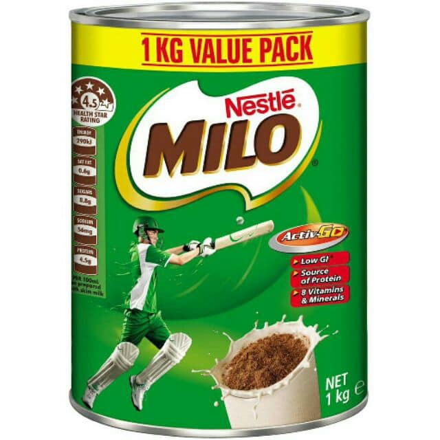 Sữa bột Milo Úc Nestle 1kg