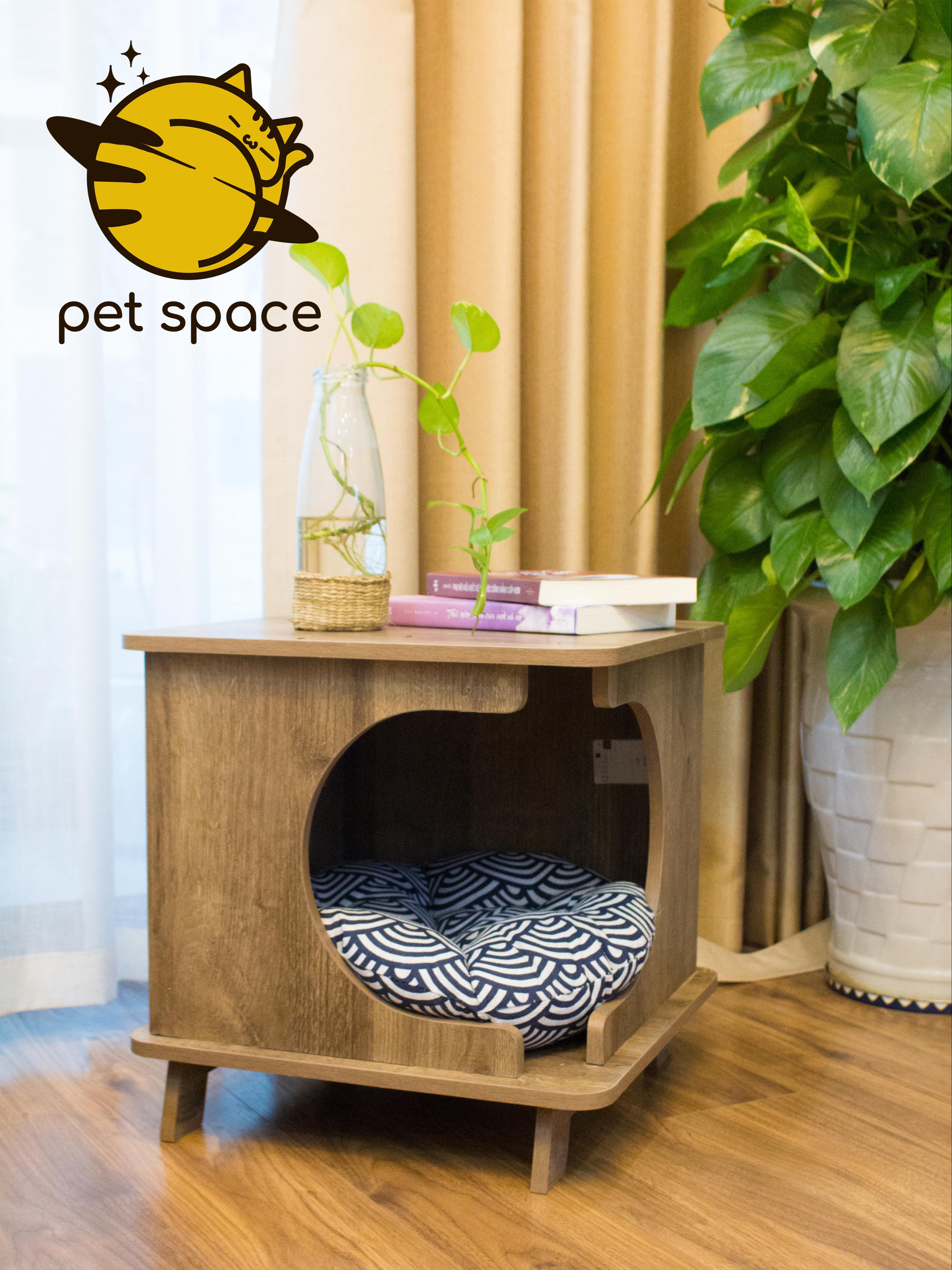 Nhà gỗ cho chó mèo petspace