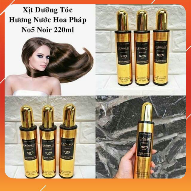 [HCM]XỊT DƯỠNG TÓC HƯƠNG NƯỚC HOA LIYANG No5 220ml