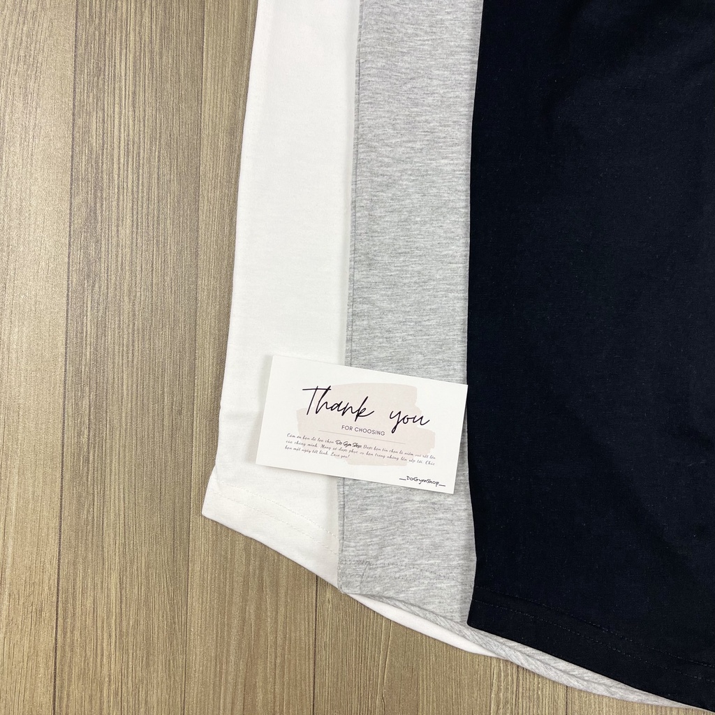 Áo Thun Dài Tay Basic Tập Gym Nam Phông Trơn Cotton 100%