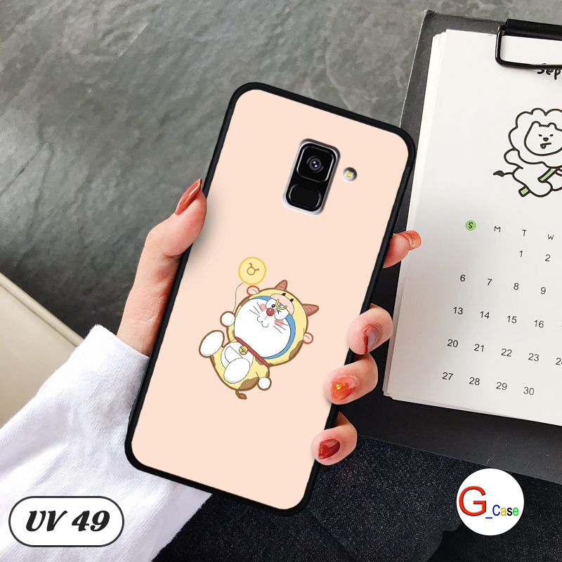 Ốp điện thoại SAMSUNG GALAXY A8 PLUS - lưng nhám viền dẻo