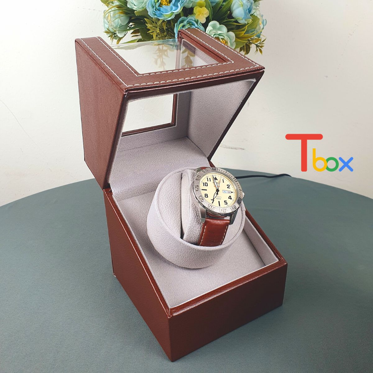 Hộp đựng đồng hồ cơ 1 xoay tự động