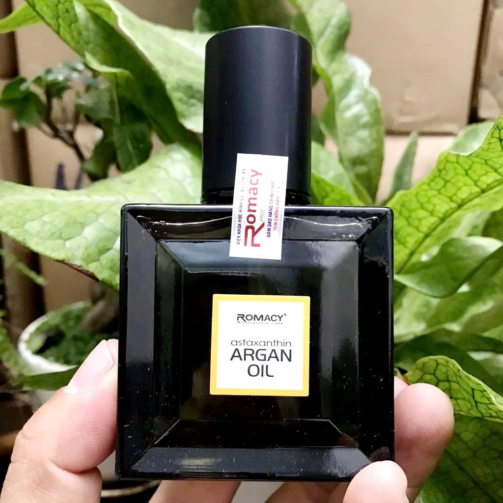 TINH Dầu Dưỡng Tóc ARGAN OIL ROMACY 50ML Phục Hồi Tóc Hư Tổn Khô Xơ , Bảo Vệ Tóc Khỏi Nhiệt Độ Cao