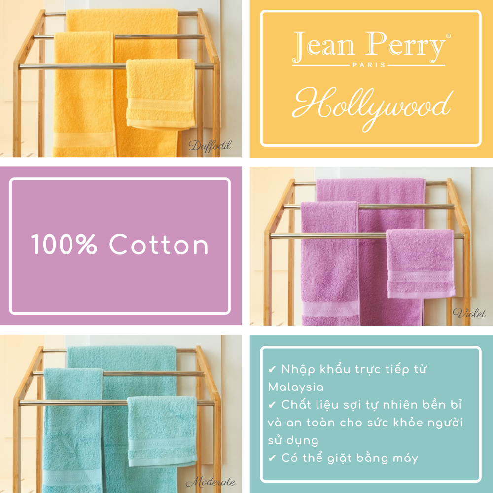 Khăn cotton Jean Perry Hollywood