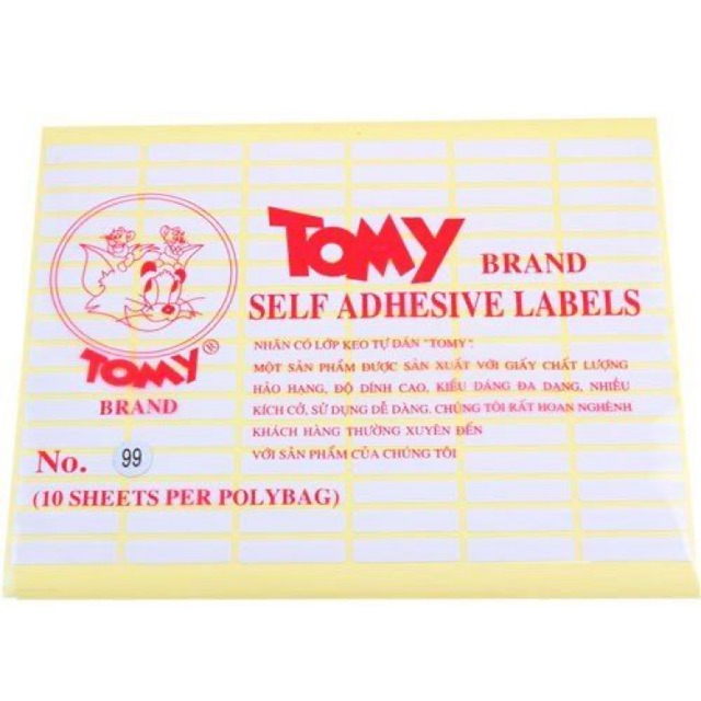 Giấy decal tomy 99