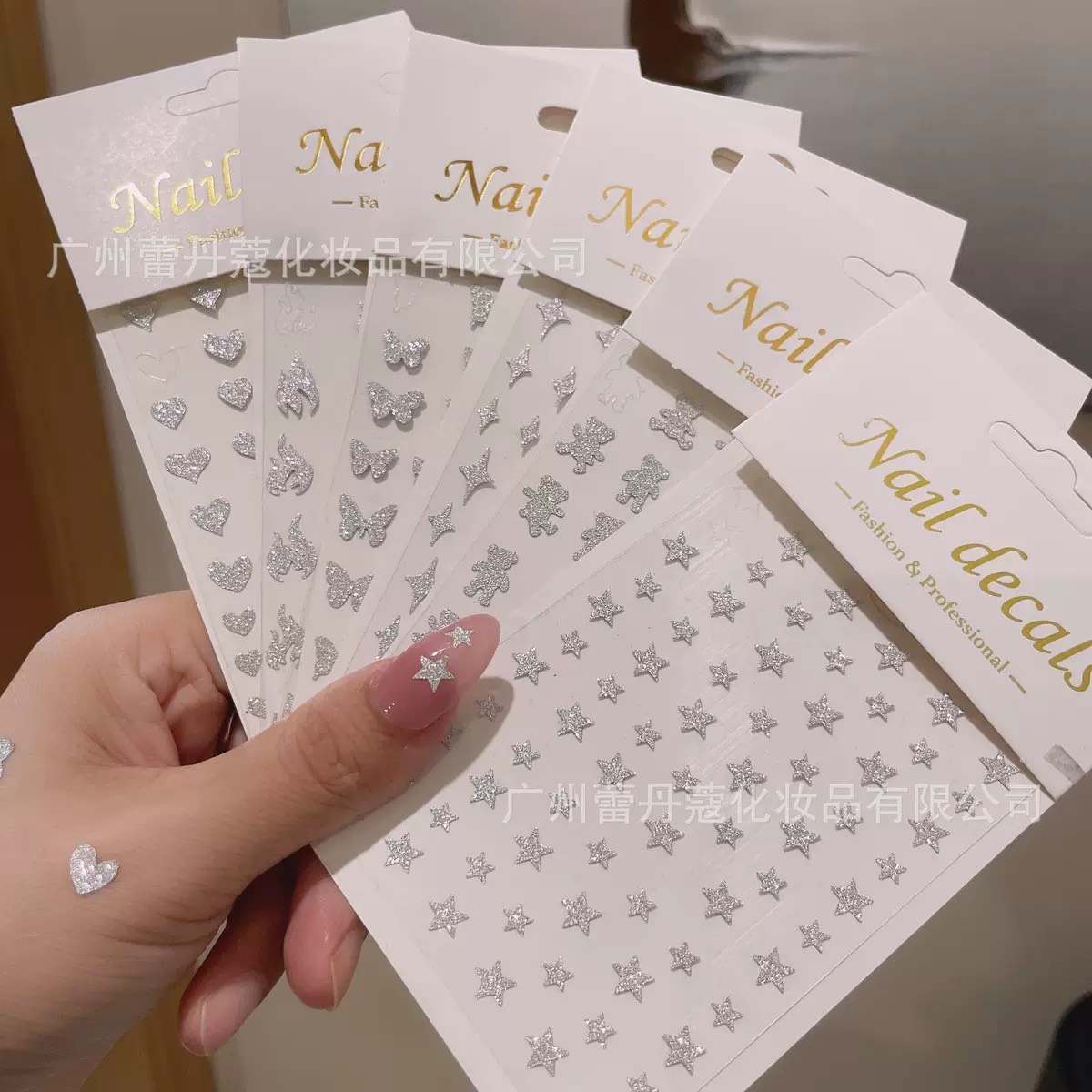 Sticker Flash trang trí móng tay
