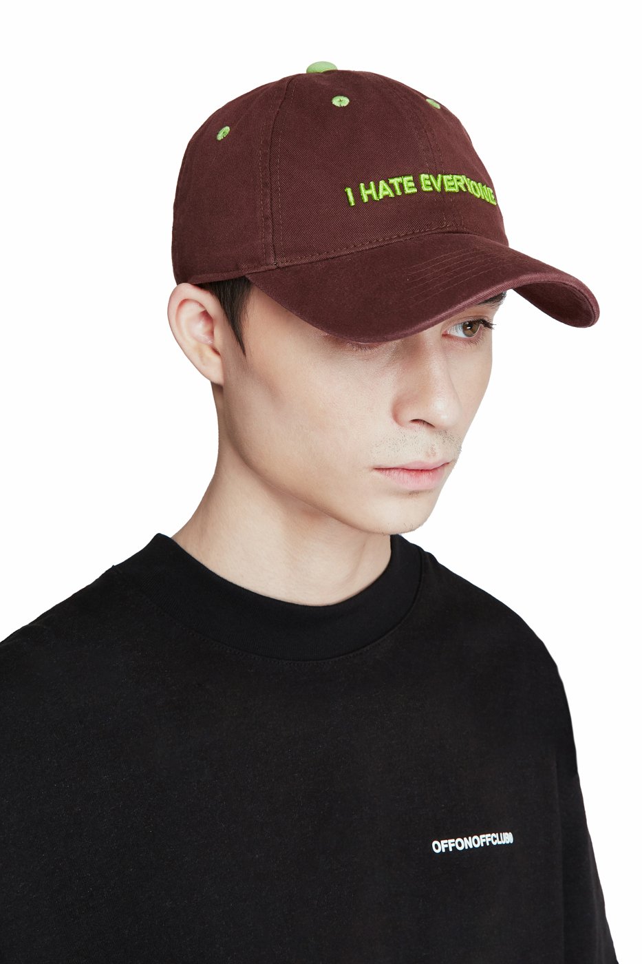 I HATE EVERYONE CAP/BROWN