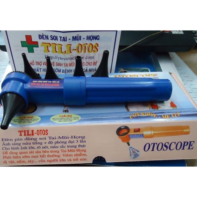 Đèn Khám Soi Tai Mũi Họng - Pin AA