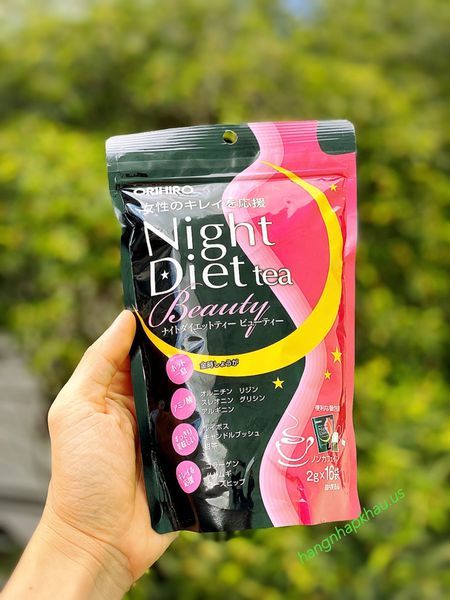 [HCM]Trà giảmcân Orihiro Night Diet Beauty 16 gói nhập khẩu