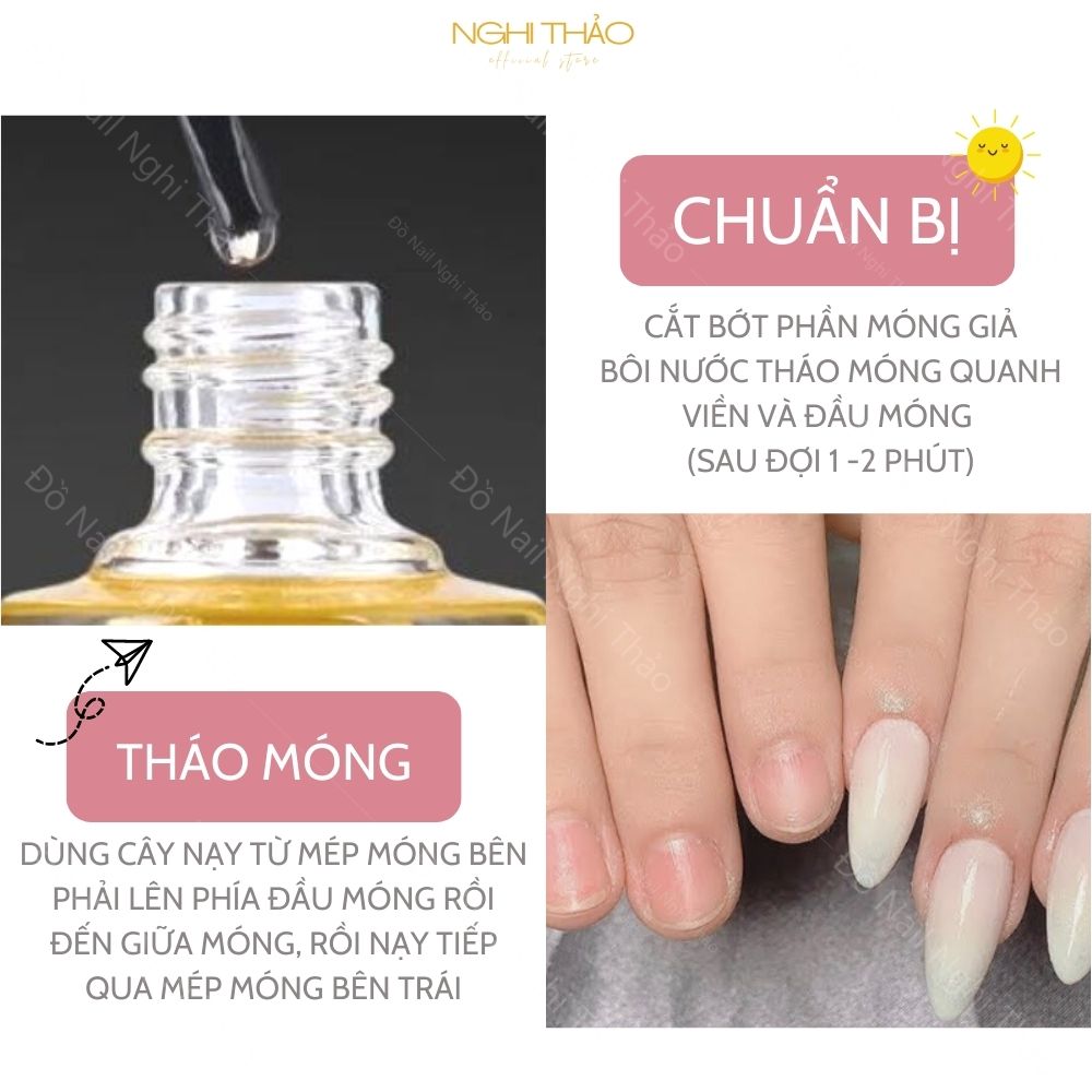Nước tháo móng úp Blue Place 14ml