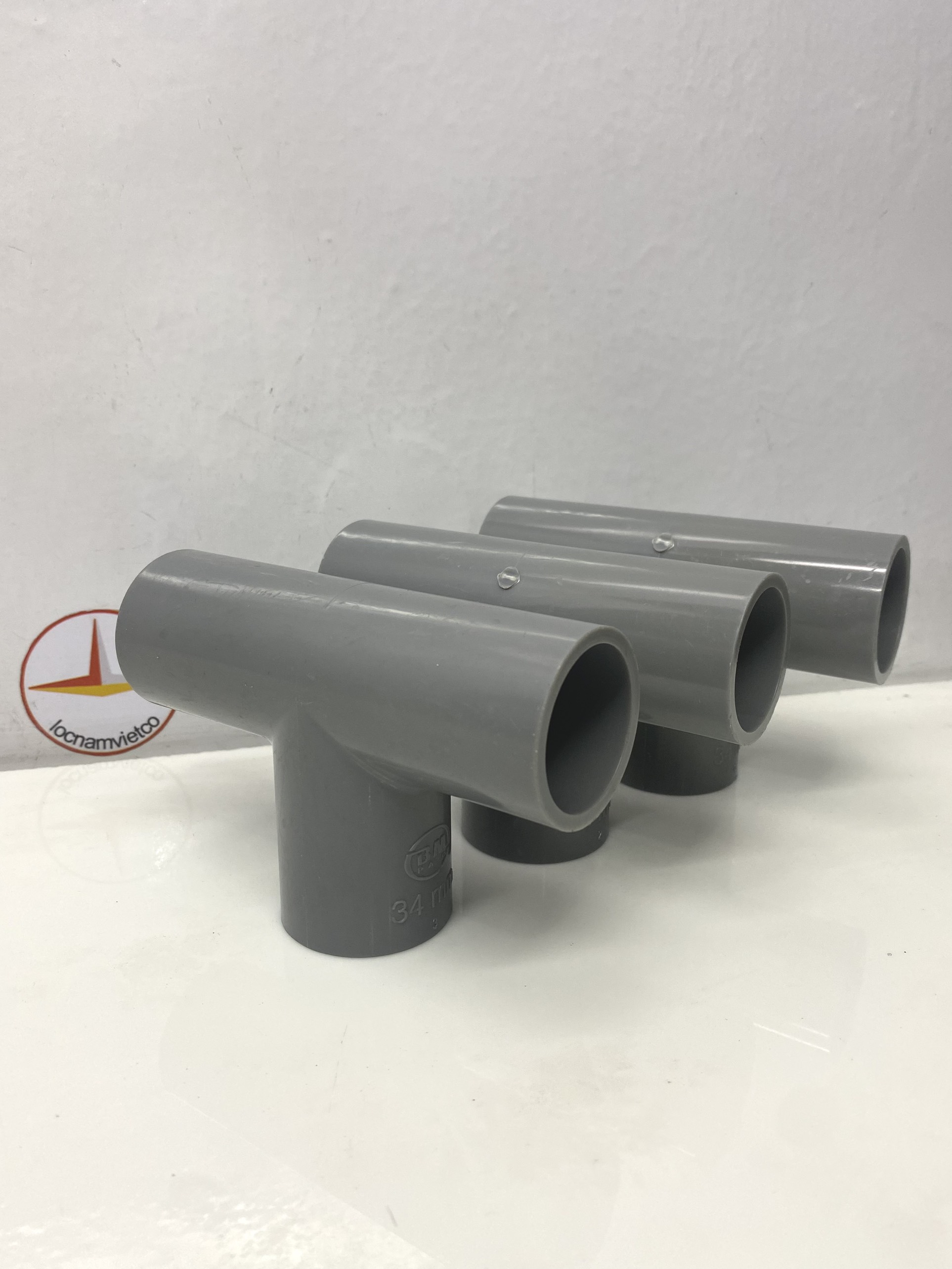 Phụ kiện 34 nhựa PVC Bình Minh( Co, nối, tê, lơi, ... )