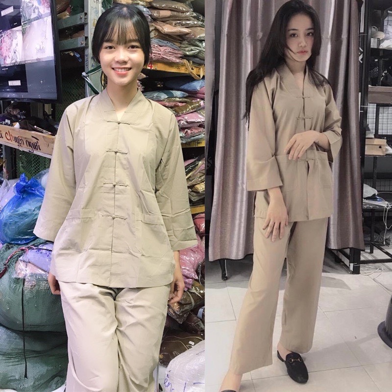 Đồ Lam Đi Chùa la hán nam nữ