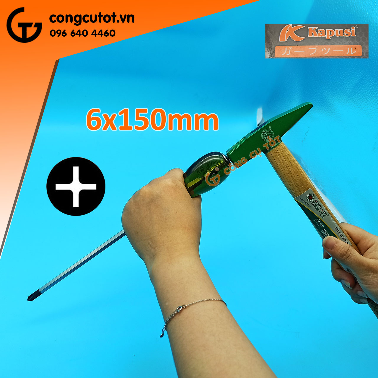 Tô vít đóng 4 cạnh Kapusi