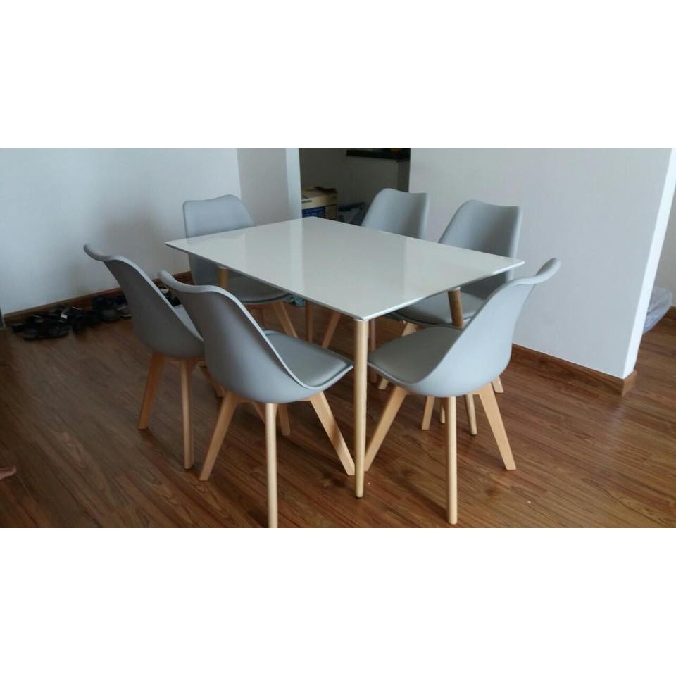 Ghế Đệm Chân Gỗ Eames