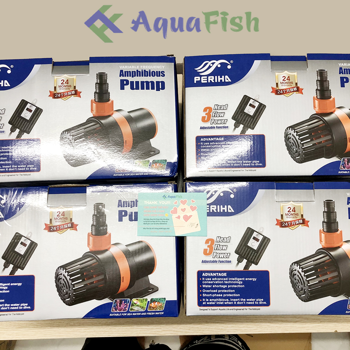 Máy Bơm Nước Periha PB 5000 - 25000 (máy bơm chìm hồ cá)