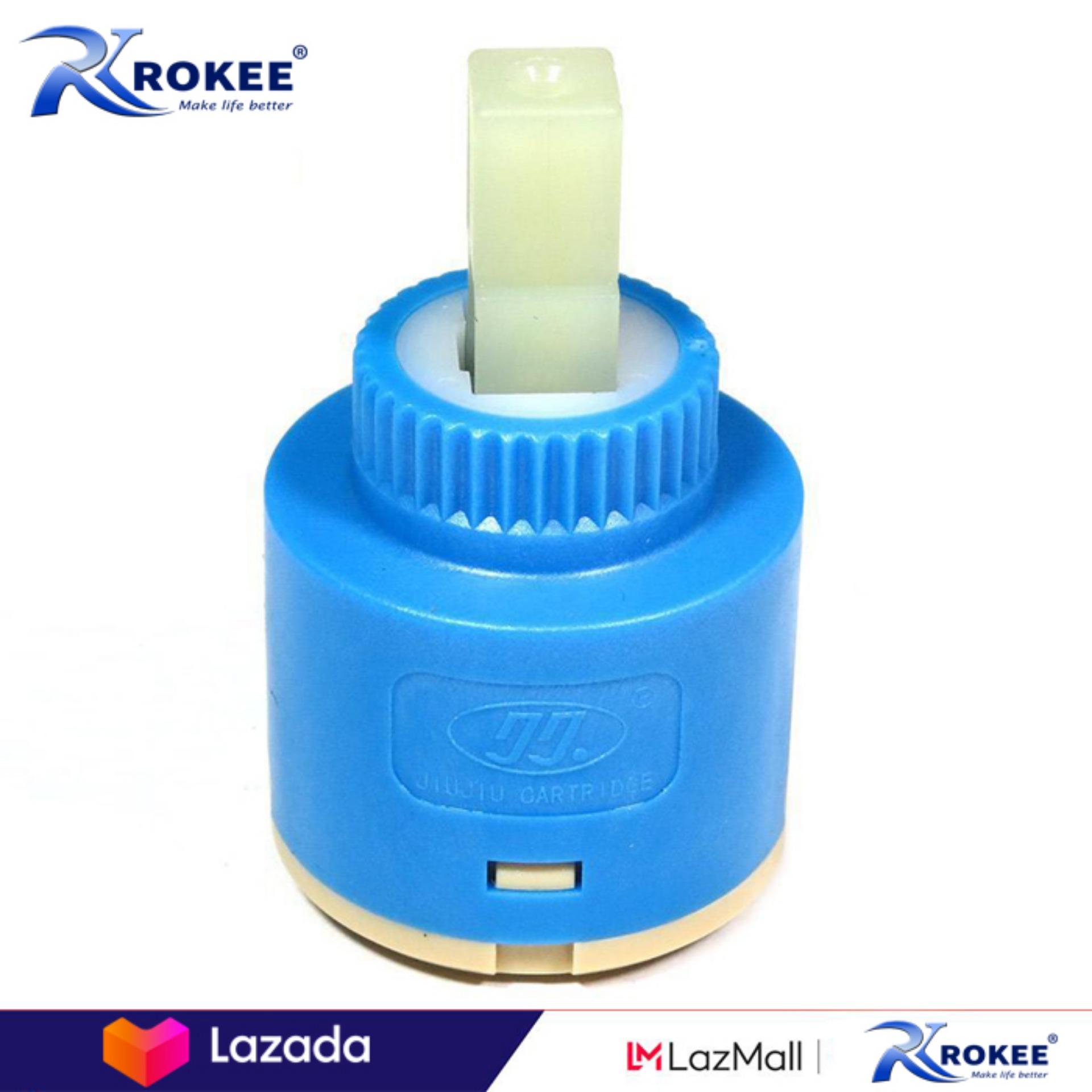 Van vòi nước nóng lạnh Ceramic 40mm DL-CR40 (Xanh)