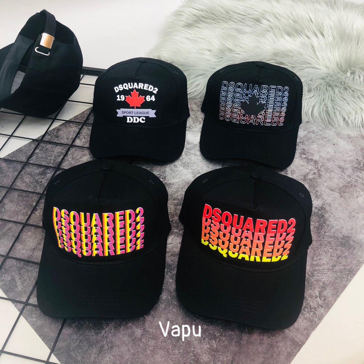 Nón lưỡi trai NAM NỮ in hình DSQUARED NL01