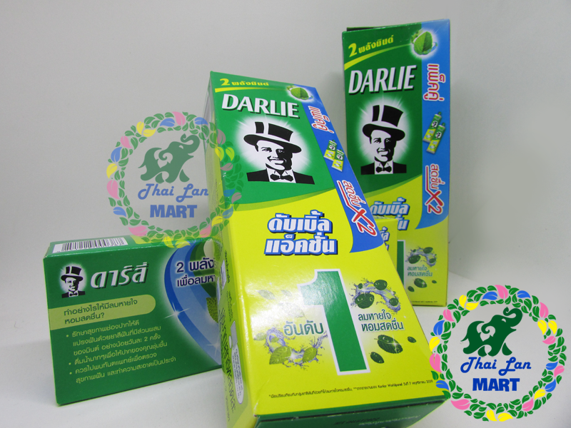 Kem đánh răng darlie 2 tuýp trong 1 hộp thái lan 340 gam
