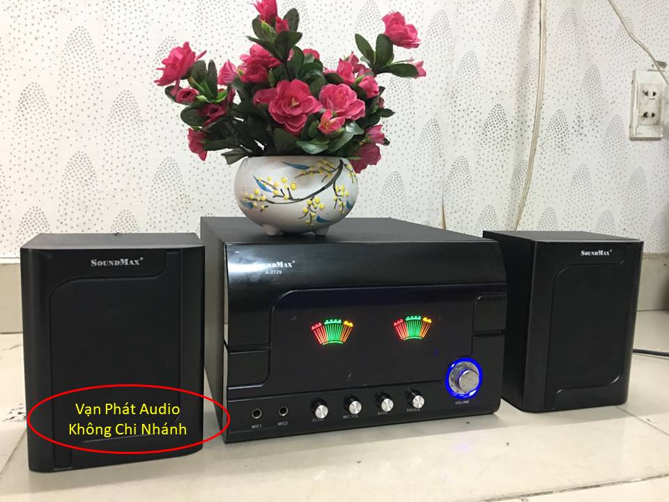 Loa SoundMax 2729 Có Màn Hình - qua sử dụng ( TẶNG DÂY 3.5 NGHE ĐIỆN THOẠI )
