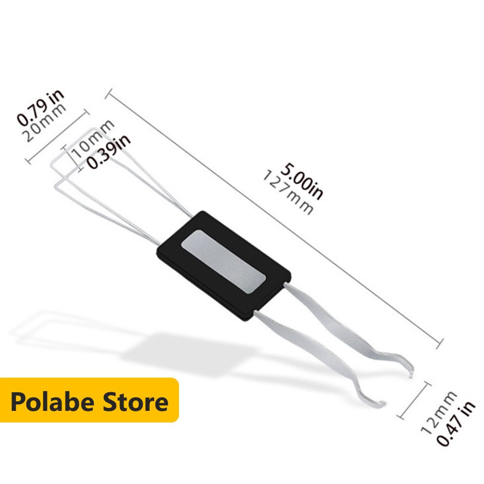 Switch puller & Keycap puller 2 trong 1 tiện dụng, dụng cụ tháo switch, dụng cụ tháo keycap bàn phím cơ - Polabe Store