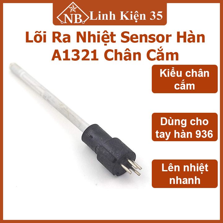 Lõi ra nhiệt sensor hàn a1321 chân cắm cho tay hàn Hakko 936
