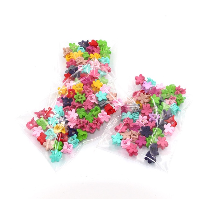 🎁 50K🎁 Set 10 Kẹp Mini Hình Bông Hoa Gắn Tóc